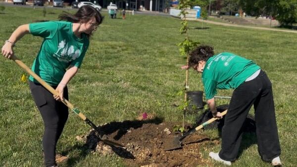 Public participates in Arbor Day tree planting event at WKCTC