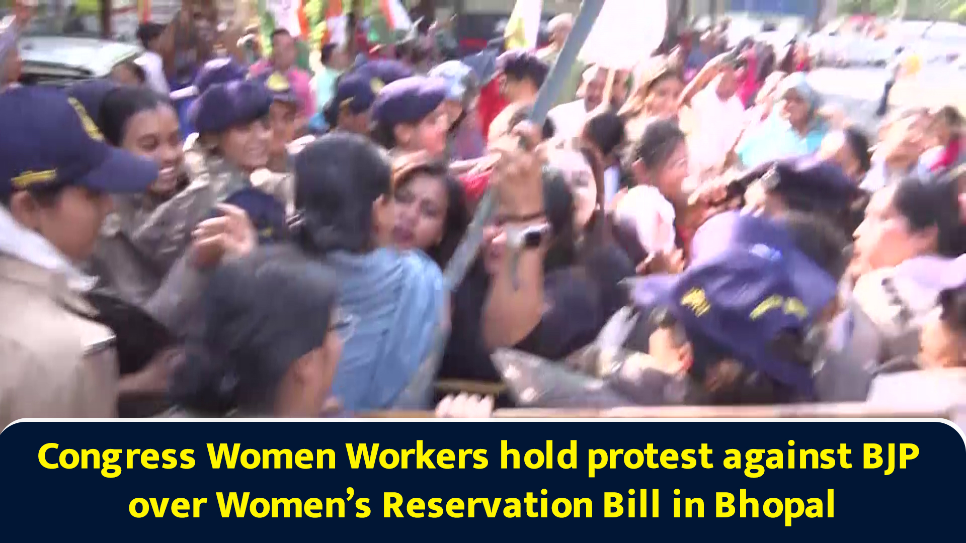 Congress women workers hold protest against BJP over women’s ...