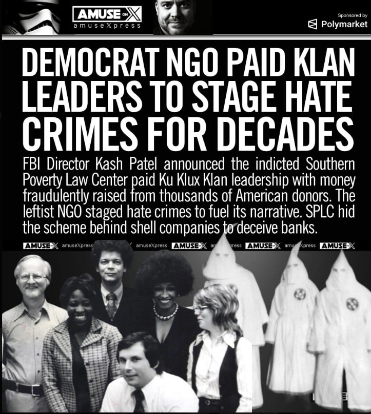 Southern Poverty Law Center faces federal indictment alleging secret ...