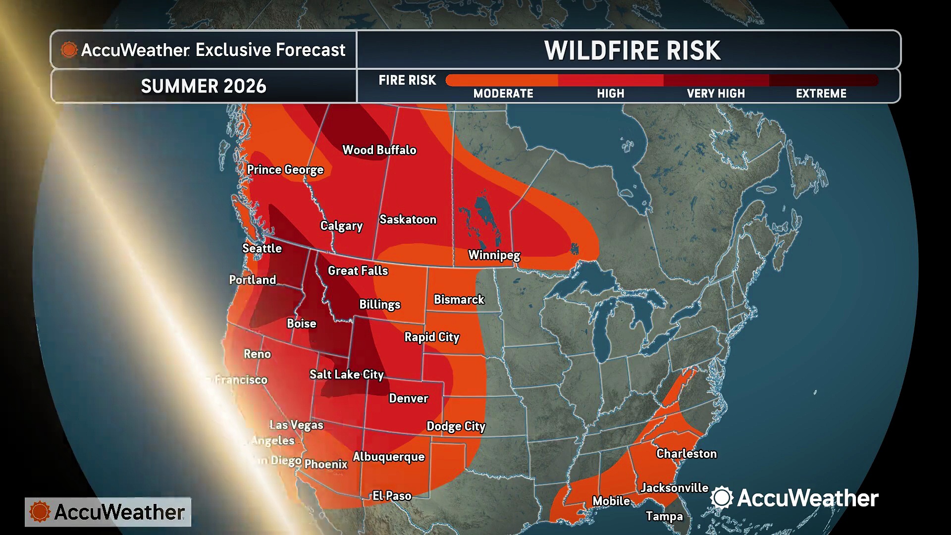 AccuWeather's 2026 US wildfire forecast