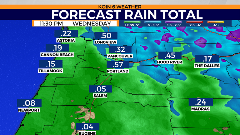 Showers and breezy winds Wednesday, warming trend on the way for ...