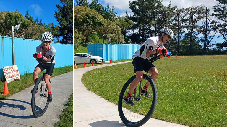 Adventure cyclist claims unicycle distance record twice in 20 years