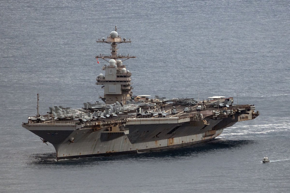 Navy weighing future of its Ford-class warships after Trump complaints