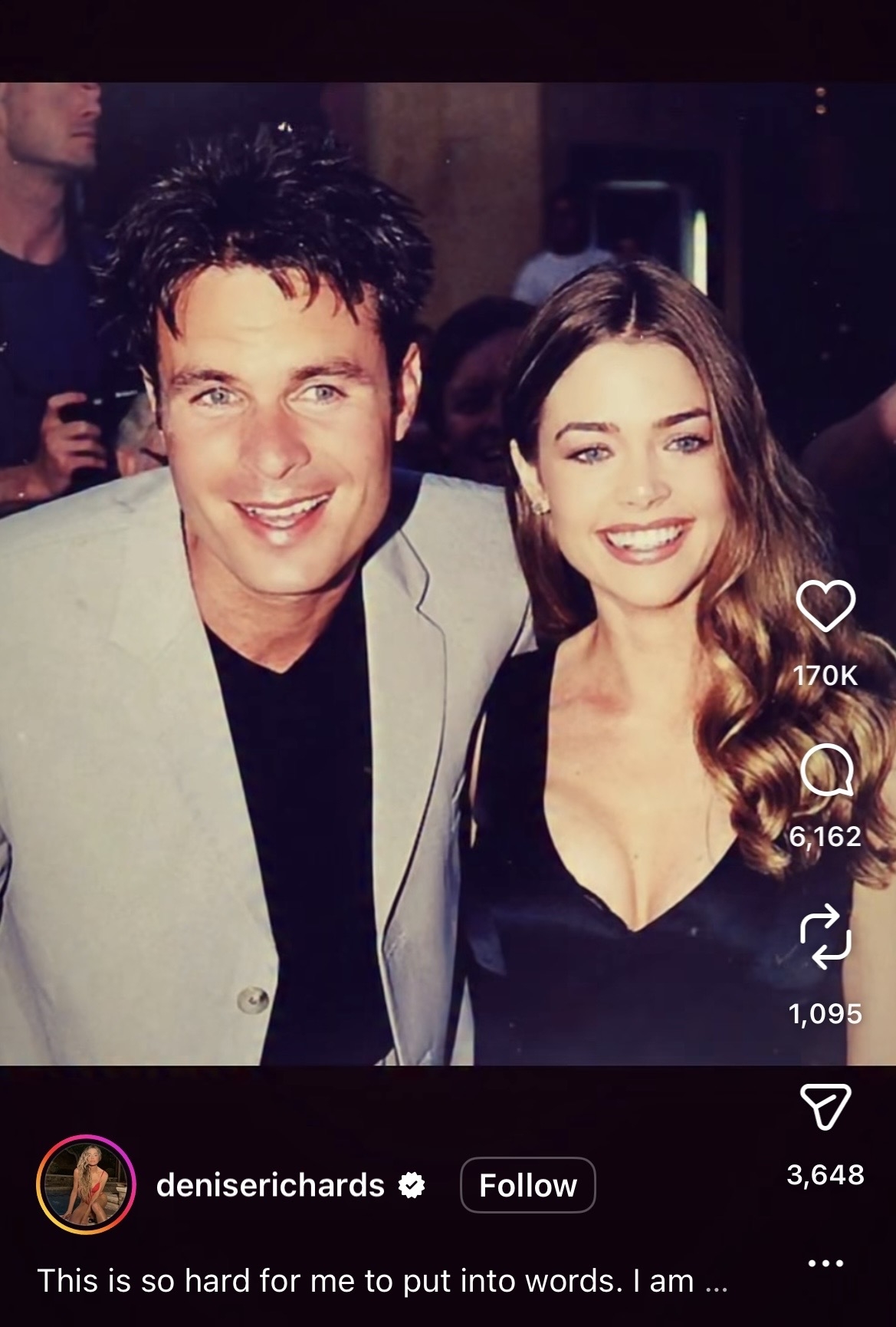 Denise Richards shares touching tribute to ex-boyfriend, Starship ...