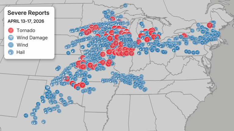 Deadly severe weather outbreak pushes east; strong tornadoes, large ...