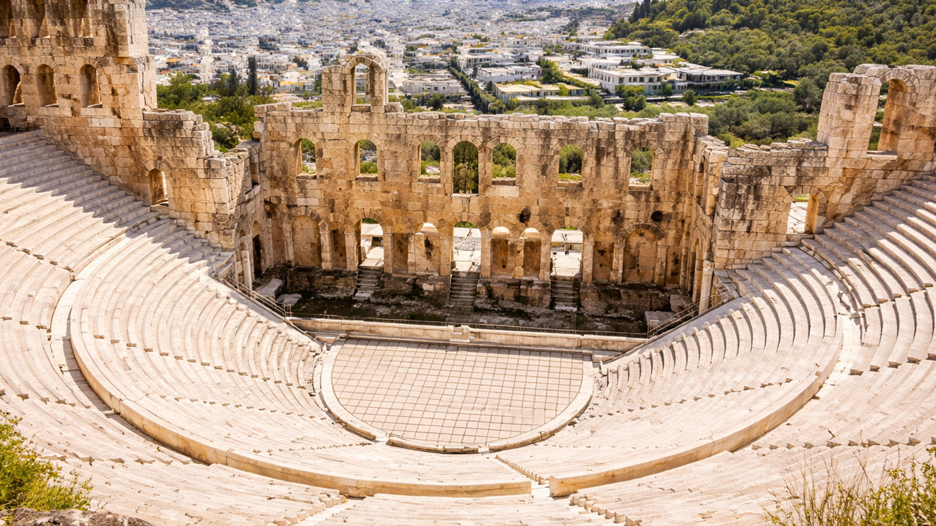 A stunning Greek amphitheater carved into history