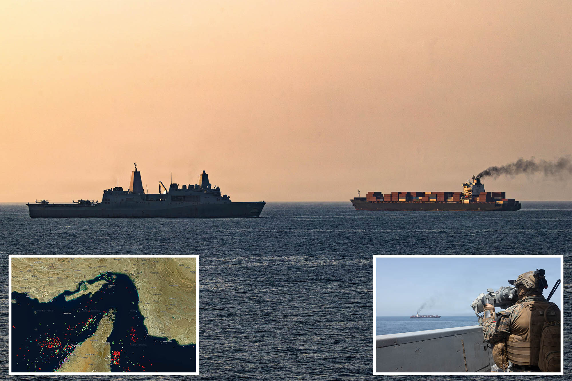 Three vessels hit by Iranian fire in Strait of Hormuz hours after Trump ...