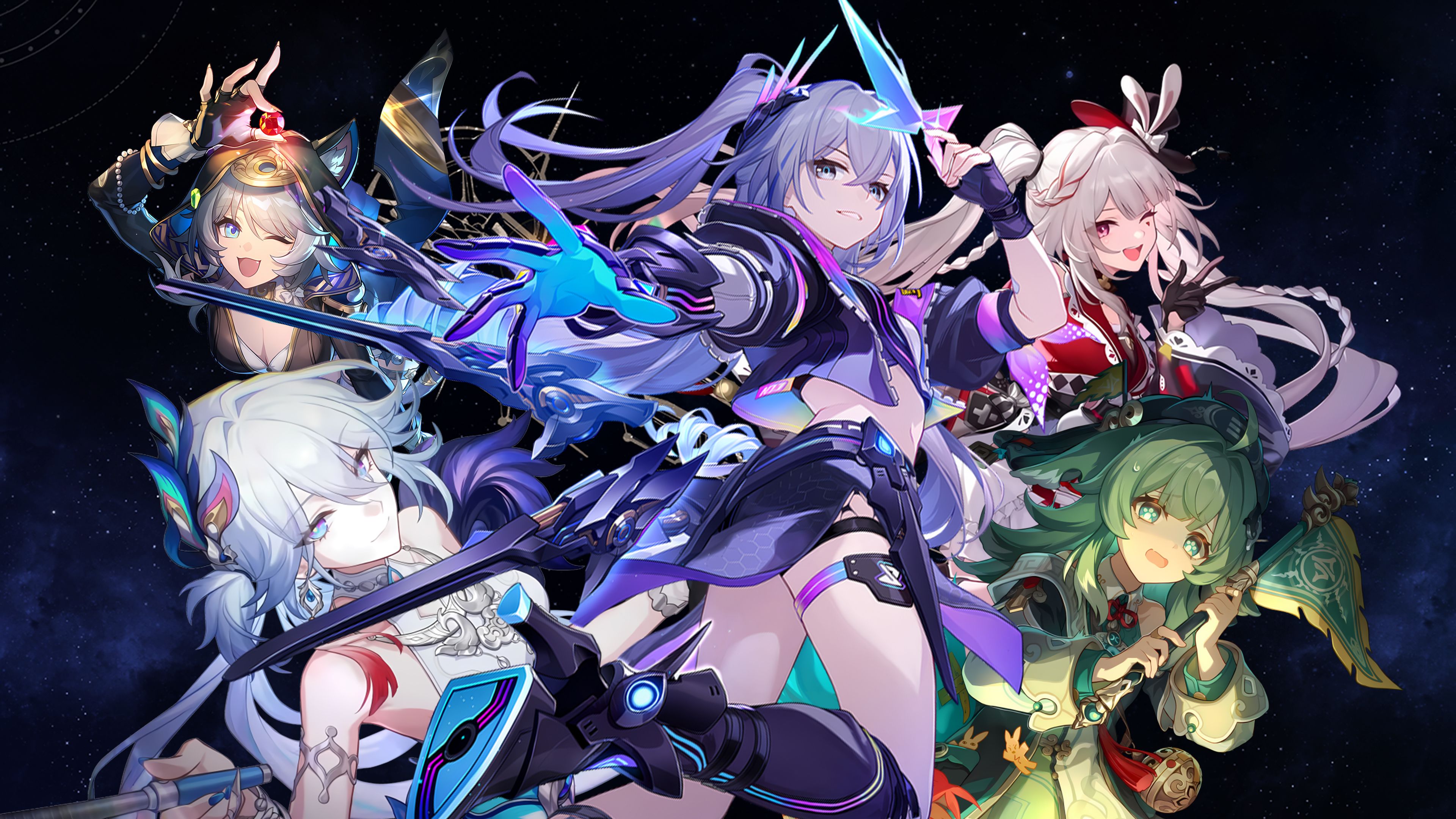 Silver Wolf LV 999 team comp in Honkai Star Rail