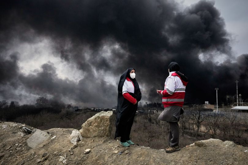 Tehran doused in 'black rain' as Iran war has devastating impact on ...