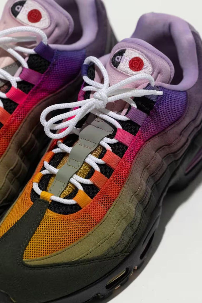 Lorenz.OG new Nike Air Max 95 custom on display at Atmos