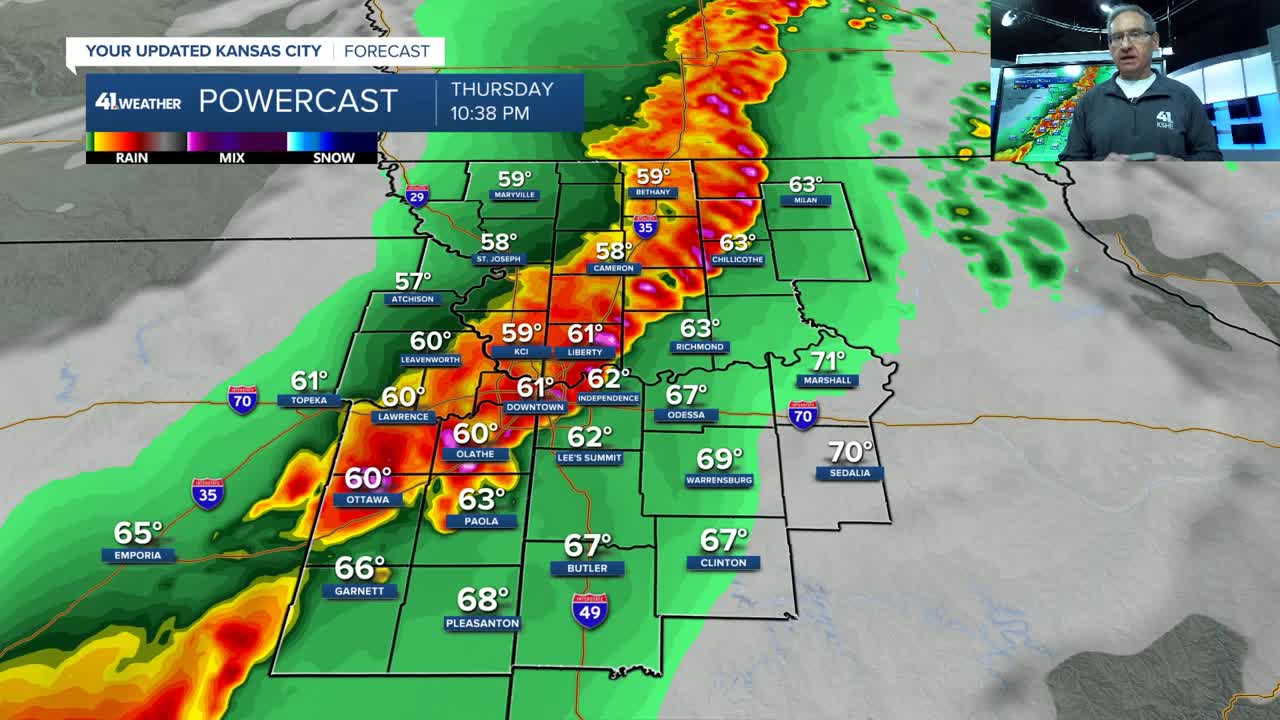 KSHB 41 weather blog | Update on severe weather chances through Monday