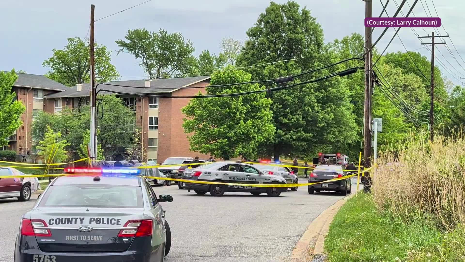 Person found dead in burning vehicle in Prince George's County, police say