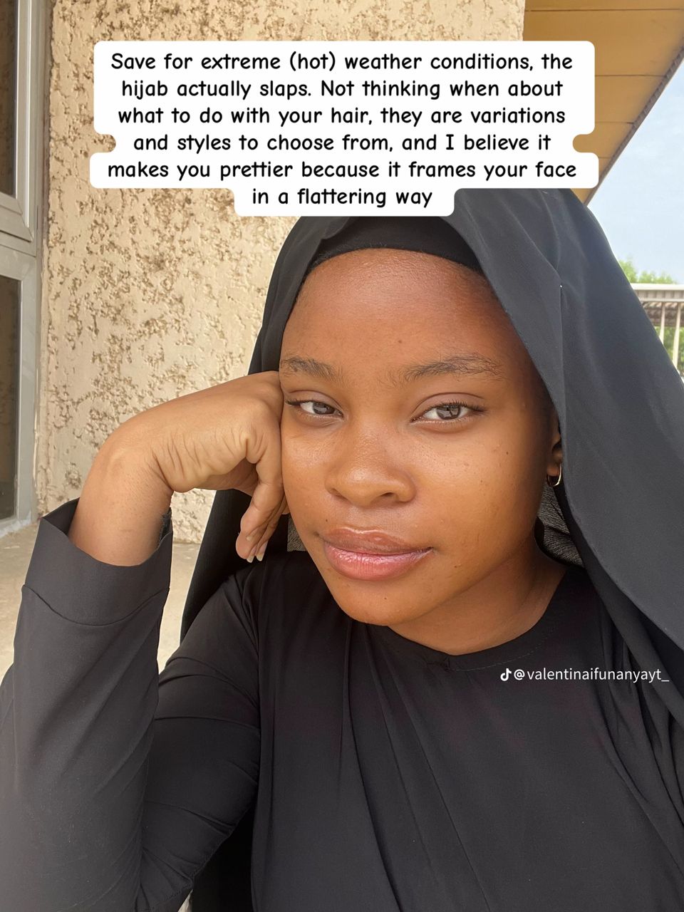 Christian lawyer who wore hijab in Law School shares lessons on faith, identity. Credit: Tiktok | valentinaifunanyayt