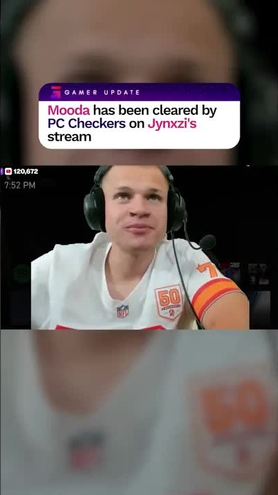 Mooda has been cleared by PC checkers #mooda #jynxzi #r6 #gaming