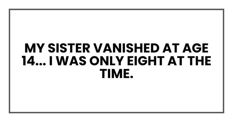 35 years after my sister went missing, her diary exposed the truth