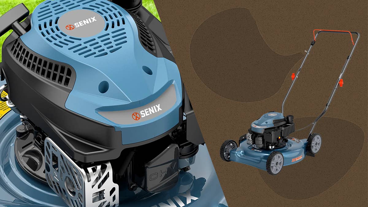 Walmart is selling Senix's 20-inch gas lawn mower for only $209 right now