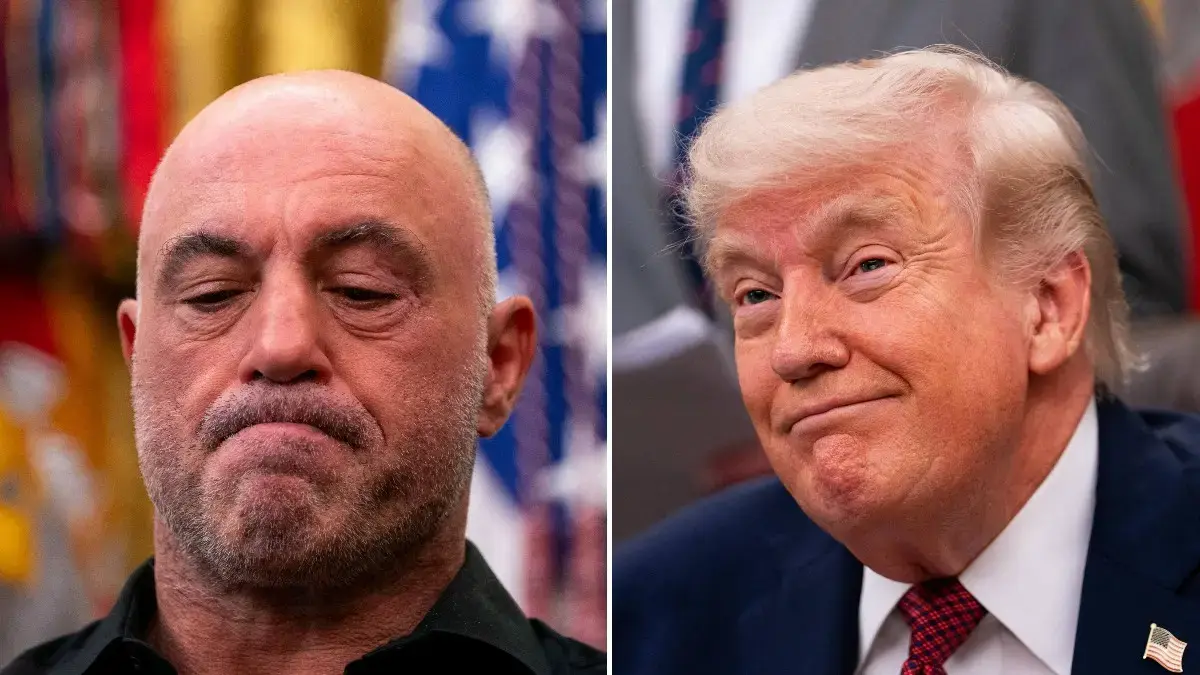 Donald Trump called 'politically homeless' Joe Rogan a 'liberal' during ...