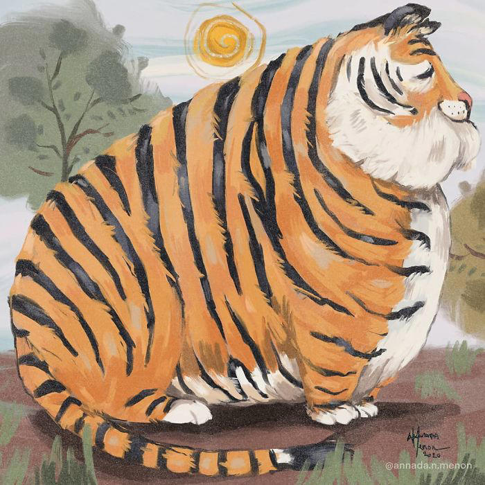 31 illustrations of chunky animals designed to be extra adorable