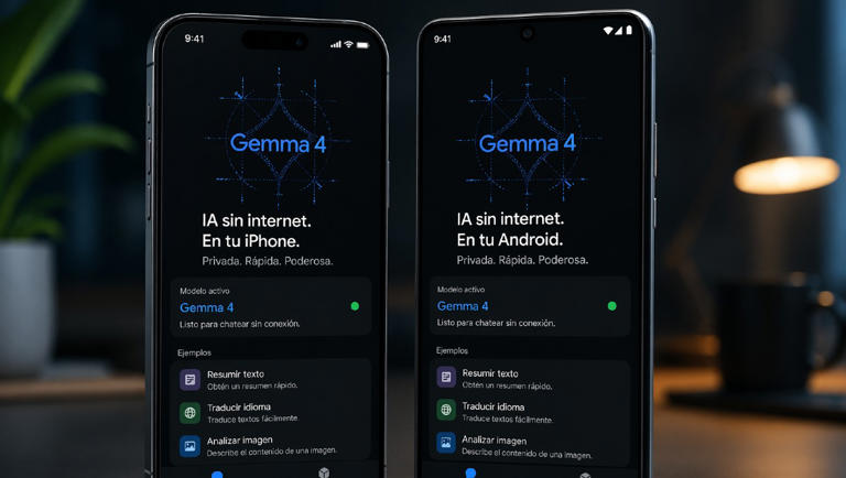 ¿Cómo tener Gemma 4 en iPhone y Android? Así puedes usar IA en tu ...