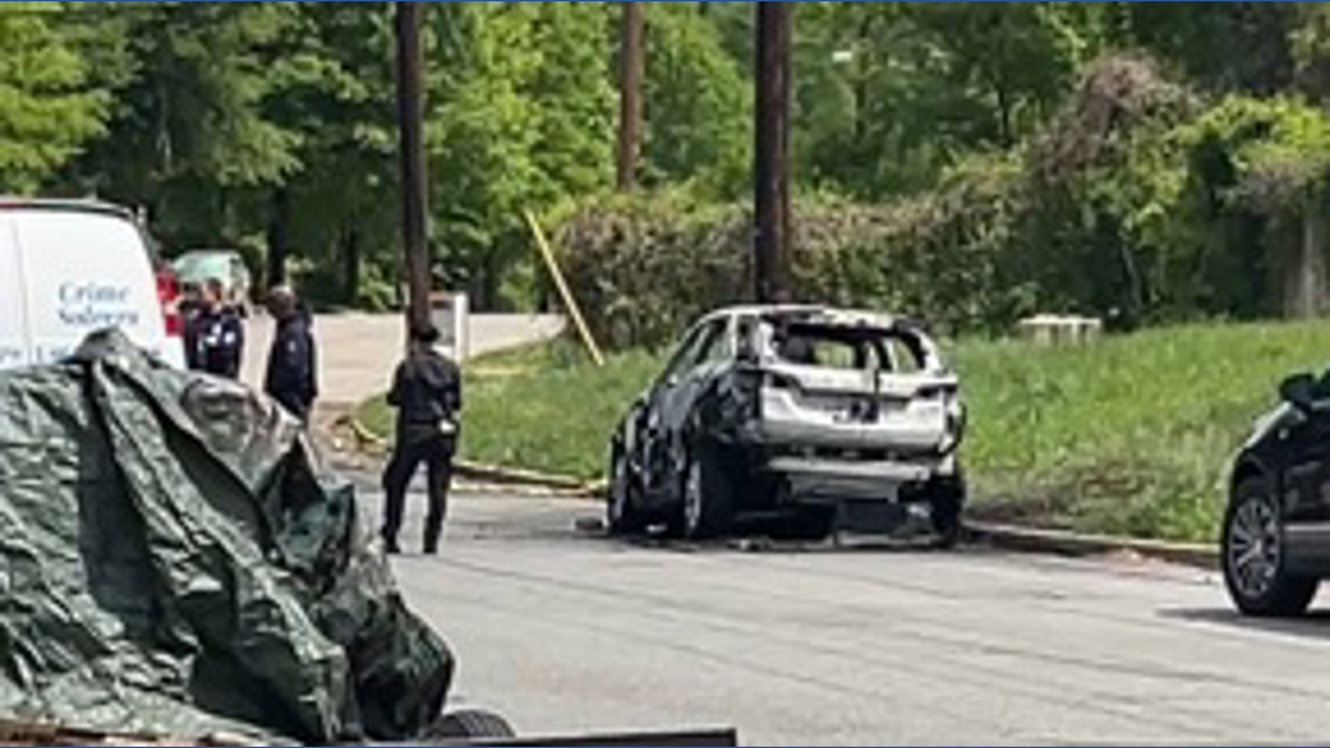 Body found inside burning car in Oxon Hill