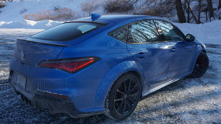 An Acura Integra Type S on Blizzaks is the ideal winter vehicle if you ...