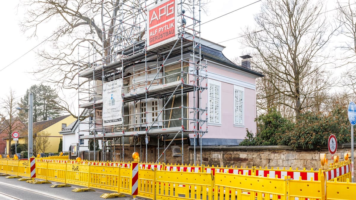 Historisches Gebäude wird umfangreich saniert