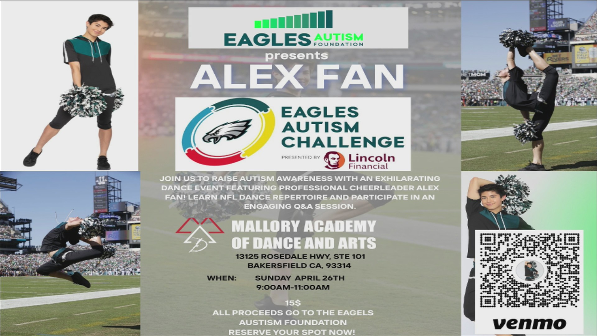 Alex Fan to teach fundraiser dance class for autism Sunday