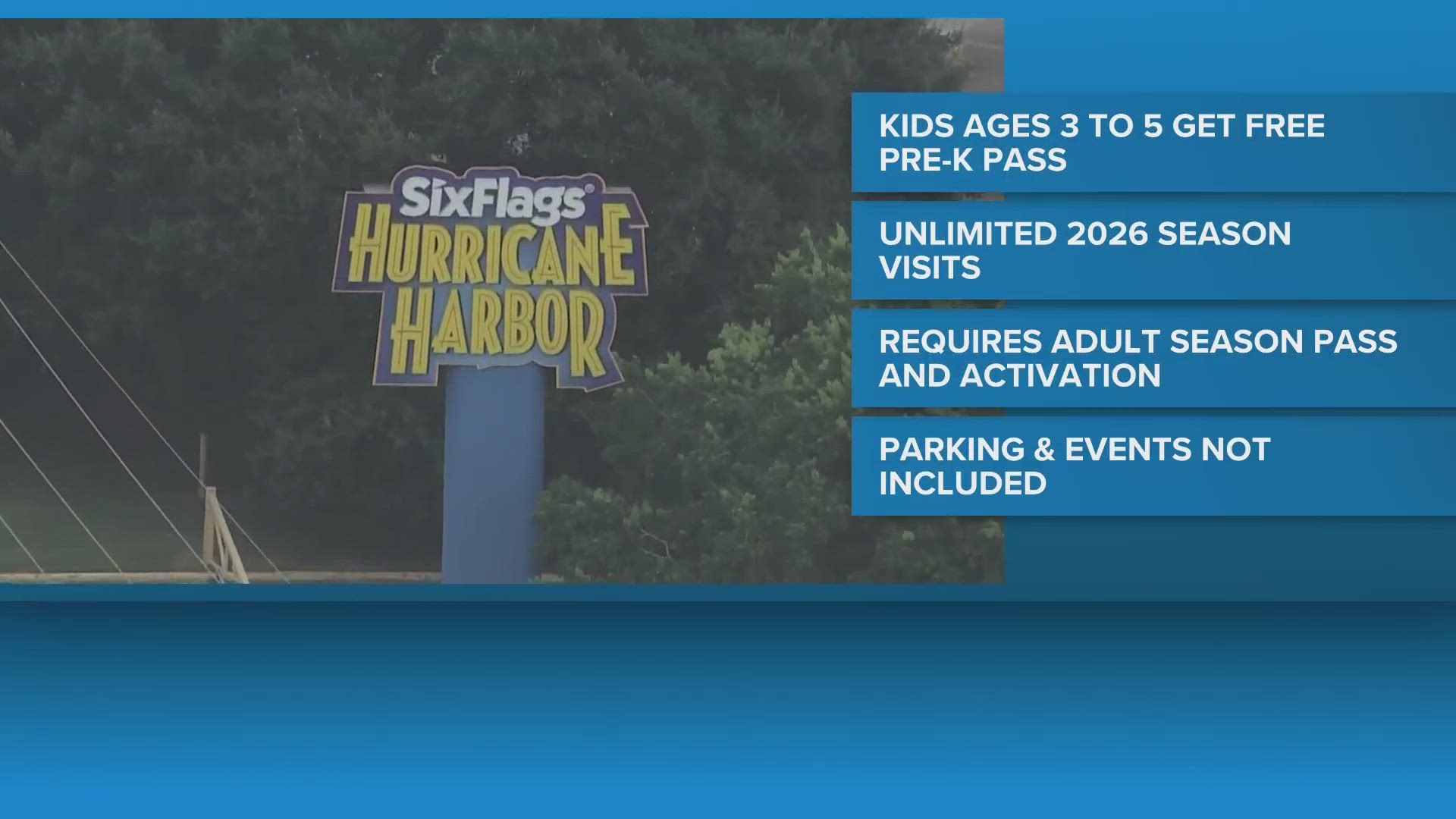 How you can get free passes for your kids at Hurricane Harbor Splashtown