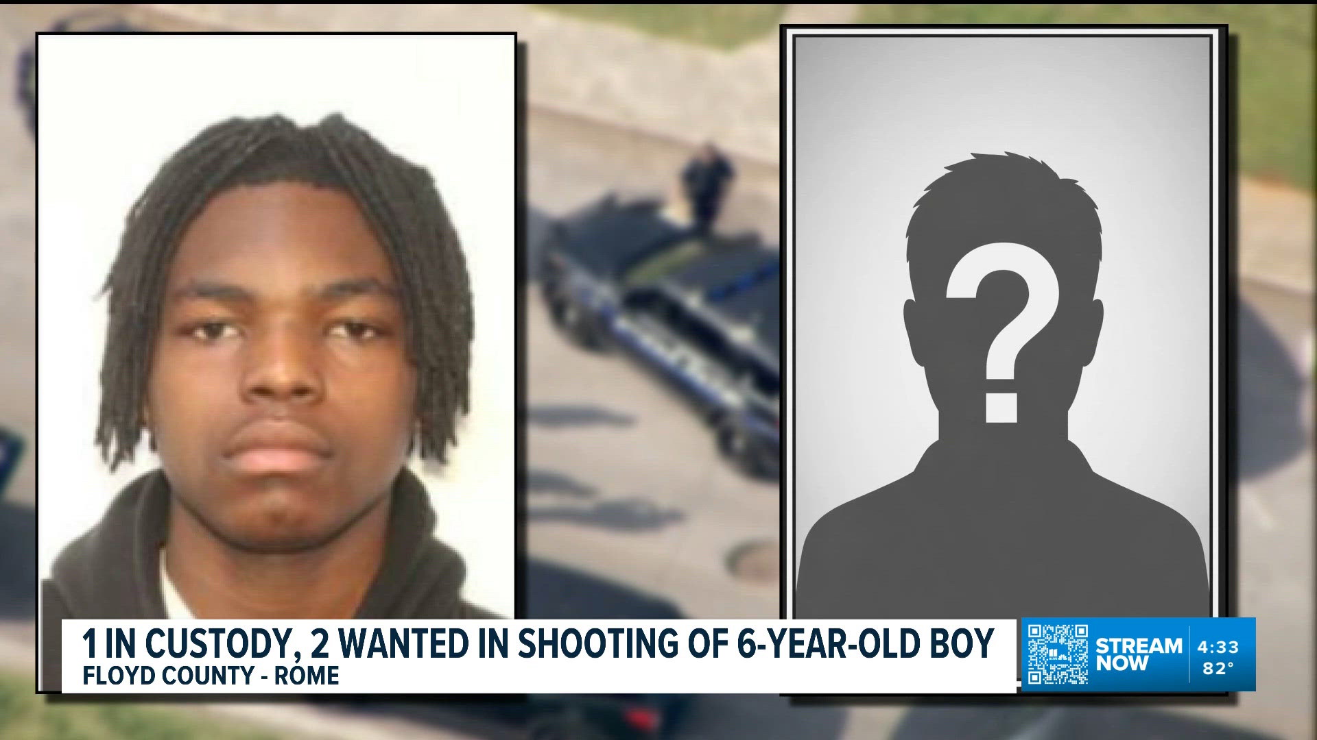 1 in custody, 2 wanted in shooting of 6-year-old boy