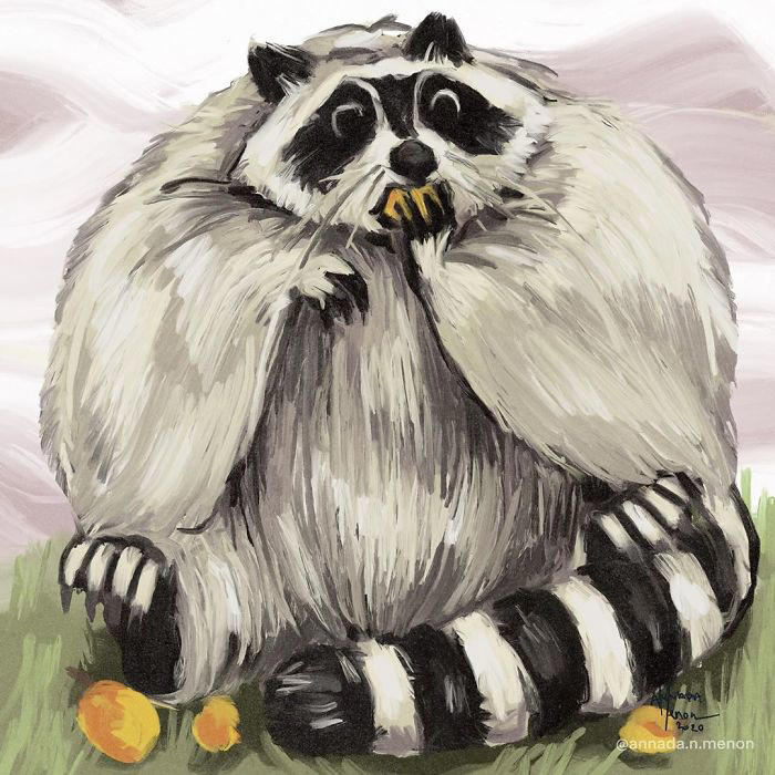 31 illustrations of chunky animals designed to be extra adorable