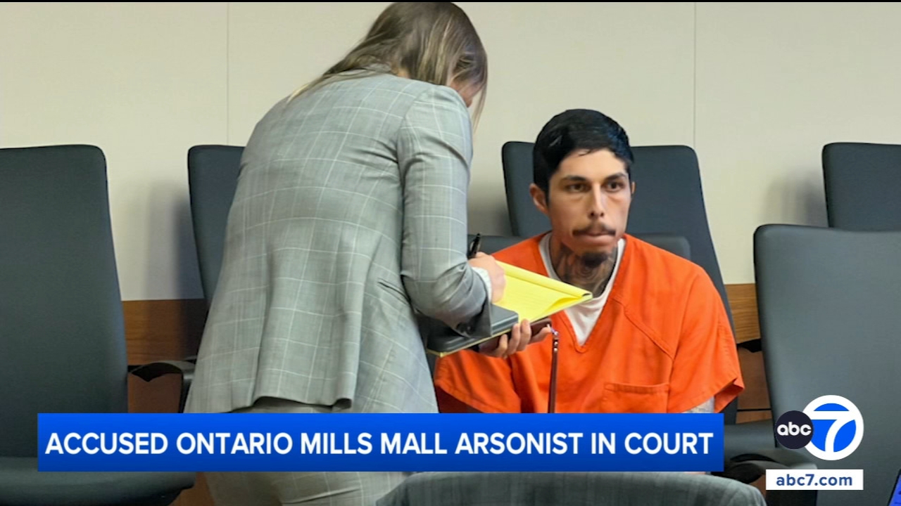 Man accused of setting fires inside Ontario Mills mall pleads not guilty