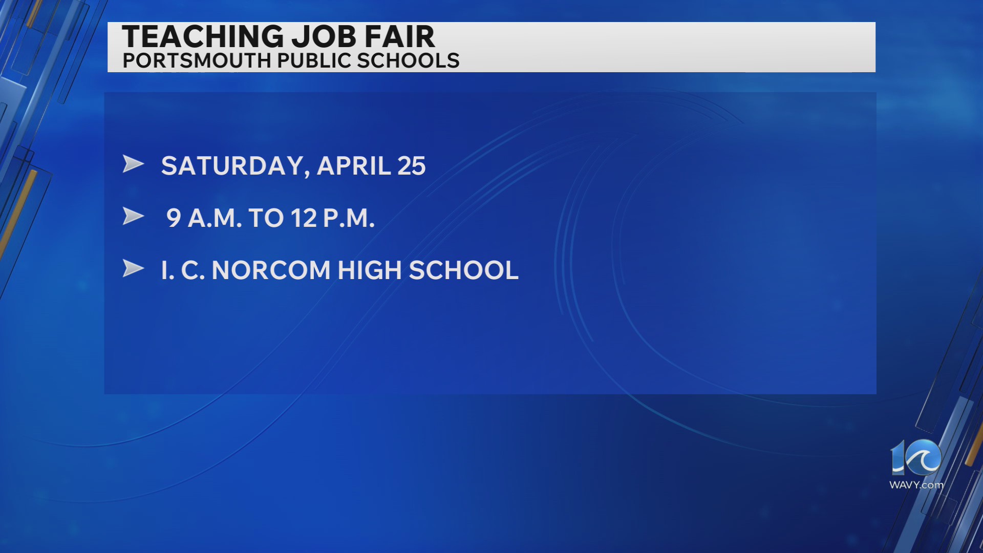 PPS to host job fair at IC Norcom High