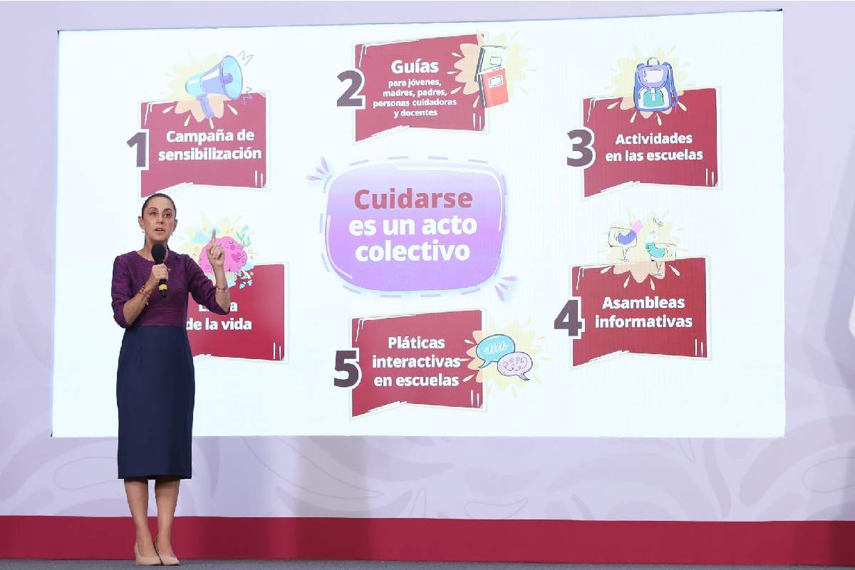 “ABC de las emociones”: Sheinbaum lanza estrategia de salud mental para ...