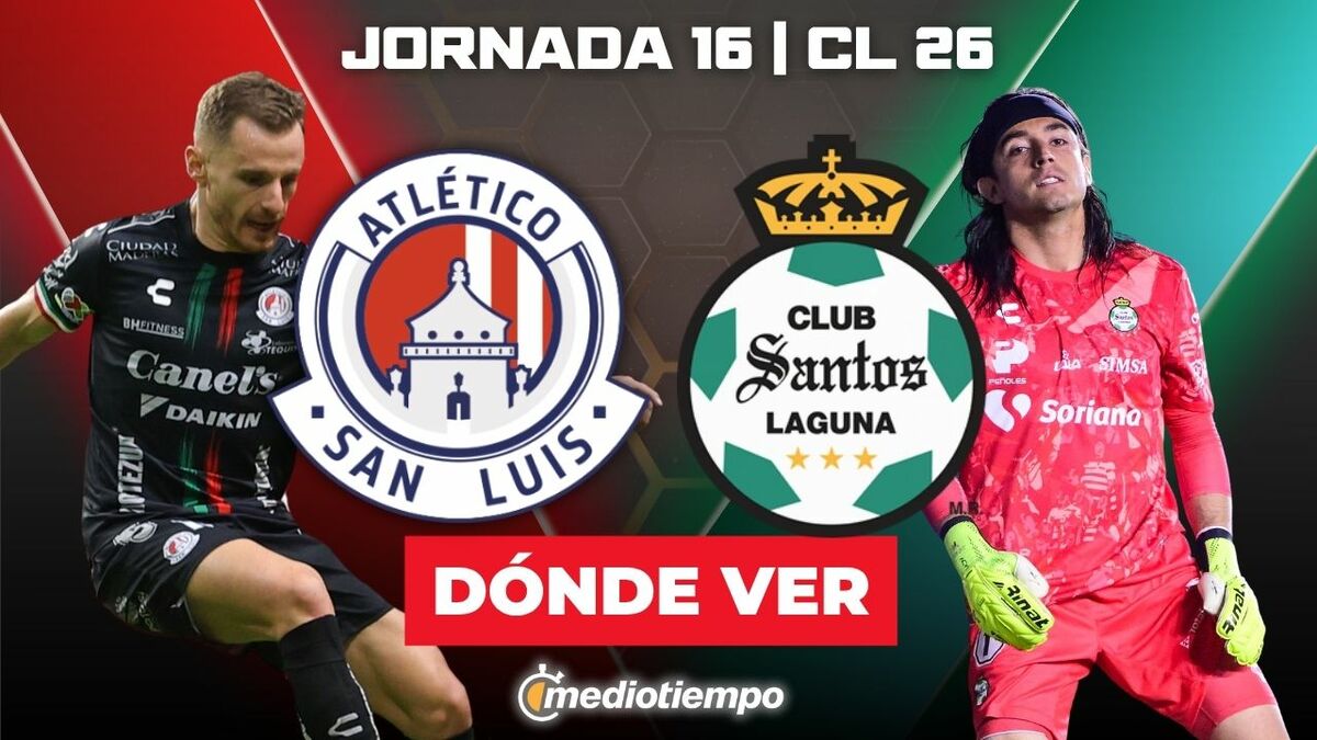 Atlético San Luis vs. Santos en vivo. Partido de la jornada 16 de Liga ...