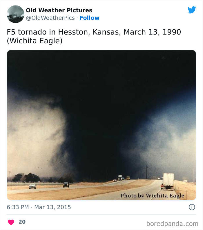 29 extreme and crazy weather examples from the past