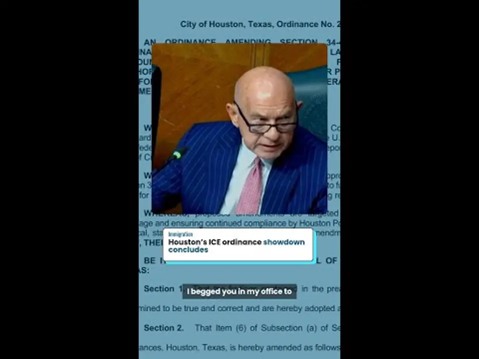 Houston passes amended immigration policy after hours of confusion