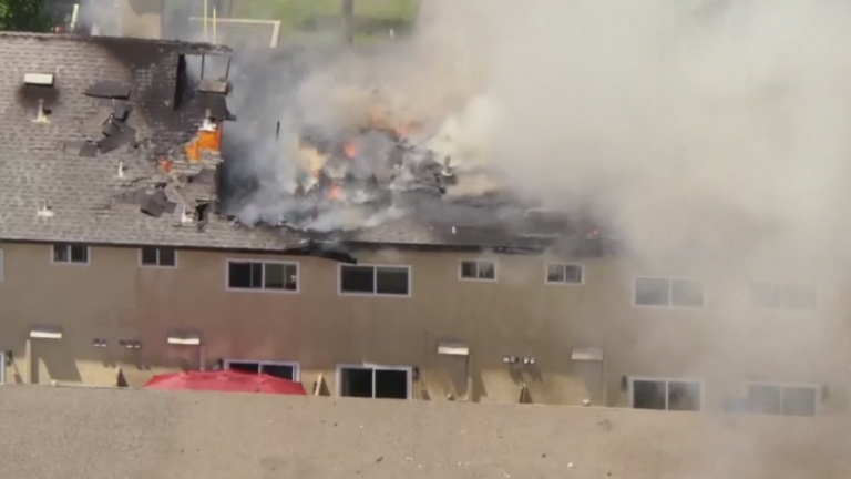 Dozens displaced after fire tears through Orange County apartment complex