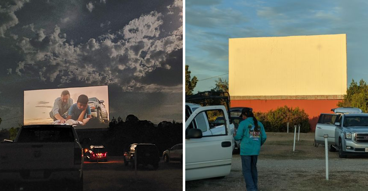 A Texas drive-in where you get two first run movies for less than the ...