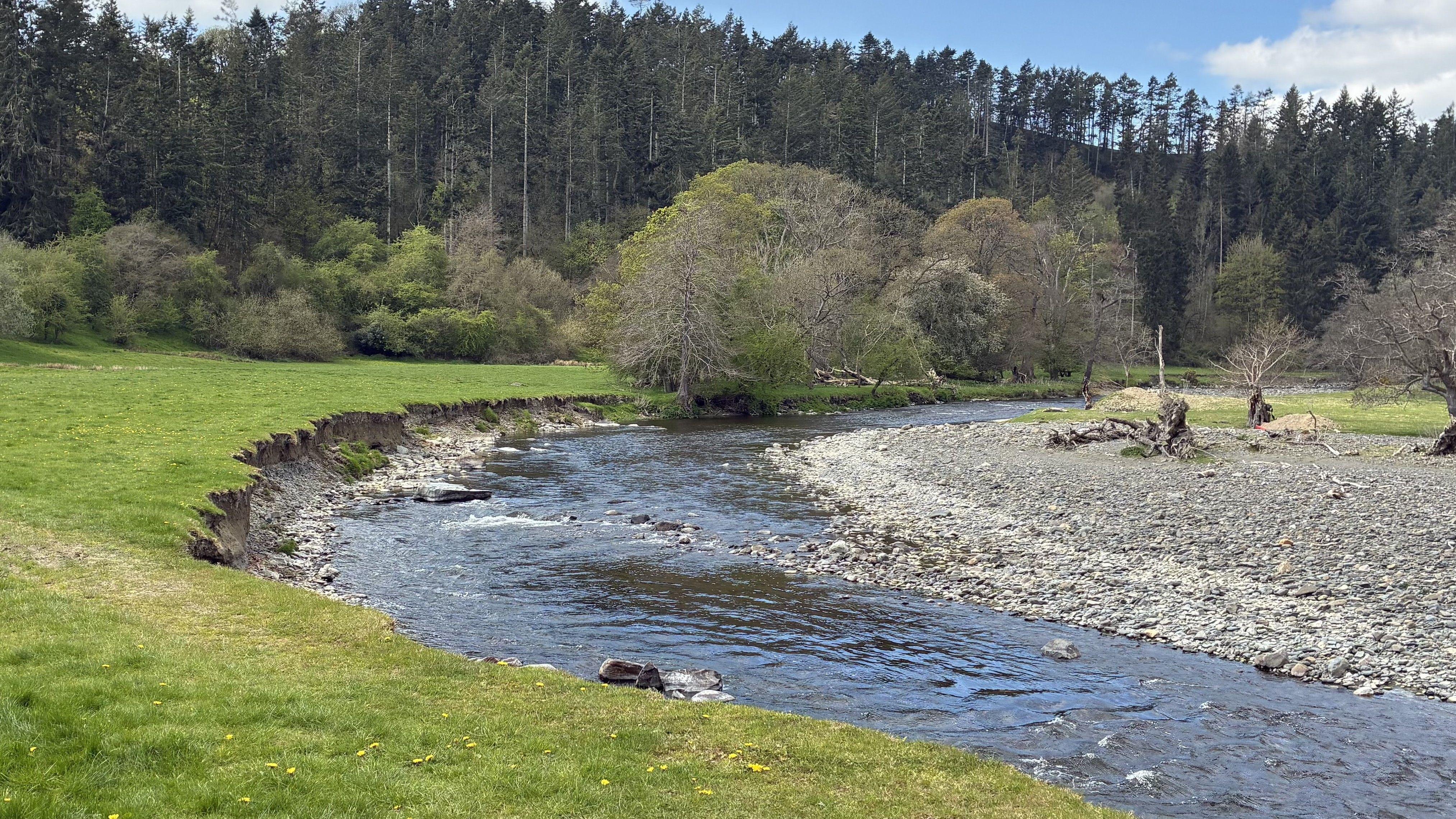 'This river's changed direction - it's crazy'
