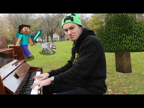 Minecraft music performed in a real-world setting