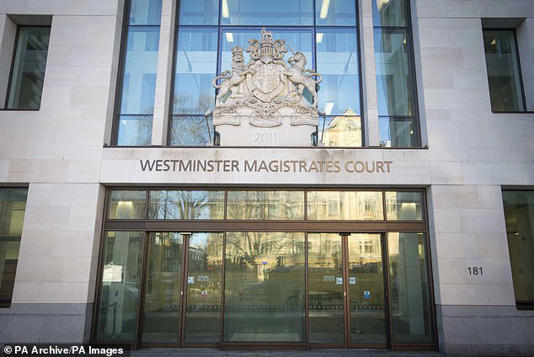 Ajith Mupparapu, 46, allegedly hired contract killers to murder his ex-wife and her family, Westminster Magistrates Court (pictured) heard 