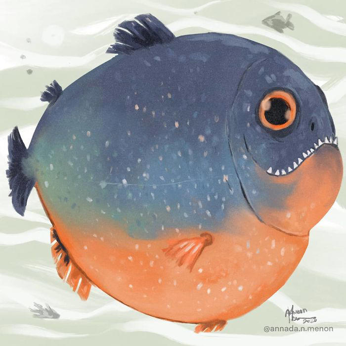 31 illustrations of chunky animals designed to be extra adorable