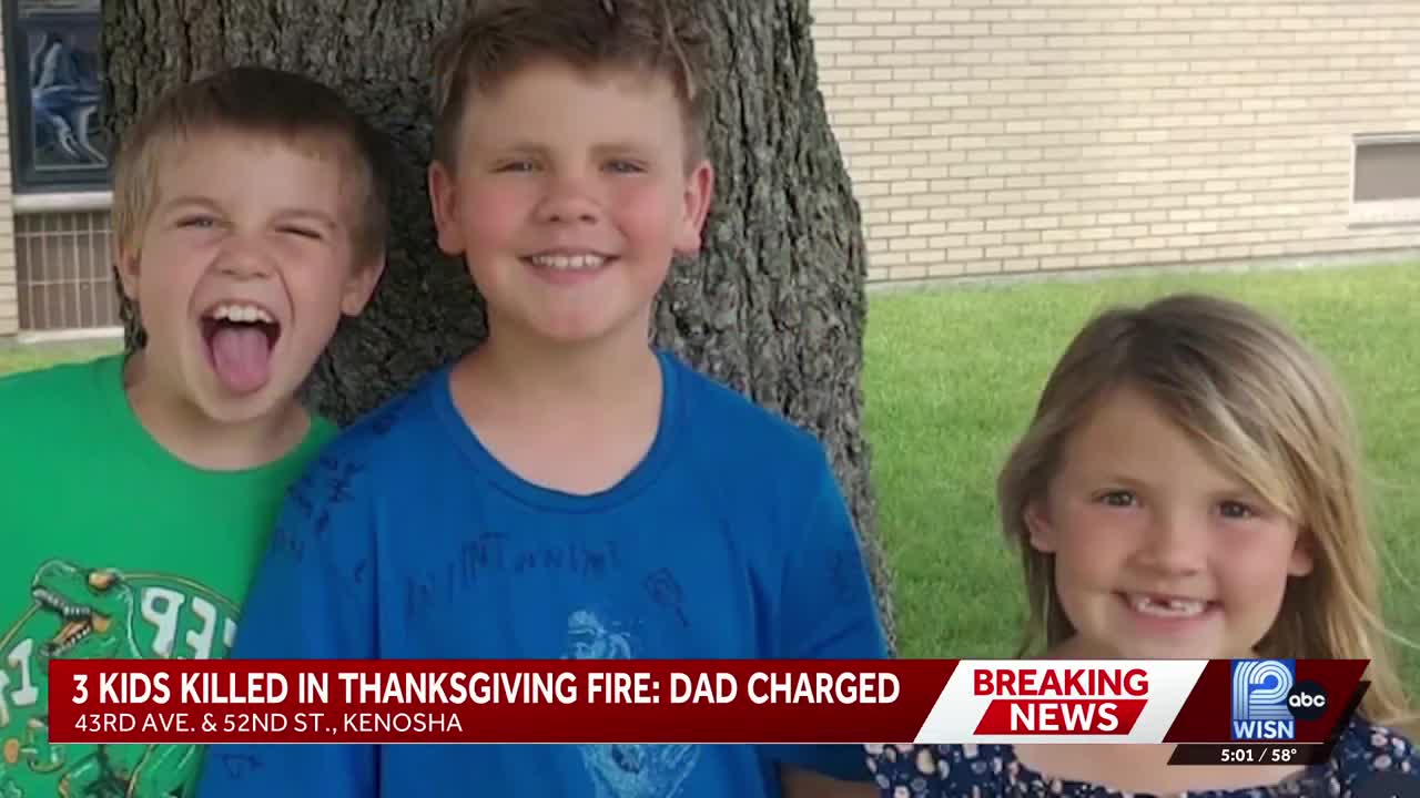 Father charged with felony child neglect after Thanksgiving fire killed ...
