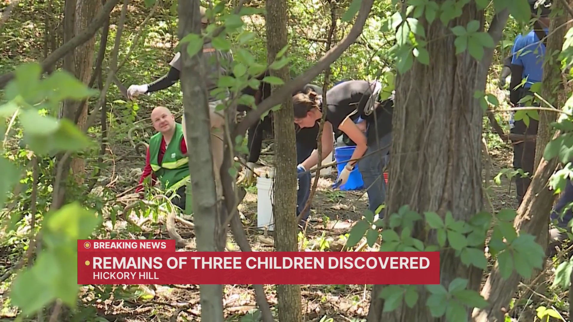 Remains of 3 children found in vacant field in Hickory Hill