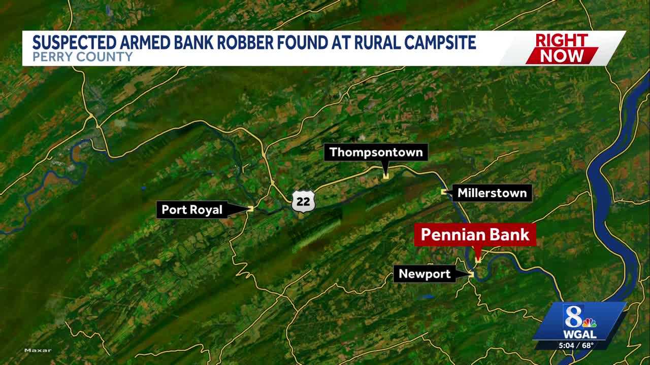 Massachusetts man accused of robbing Perry County bank at gunpoint, PSP say