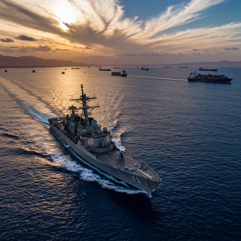 US naval operations: Protecting global trade in the Red Sea