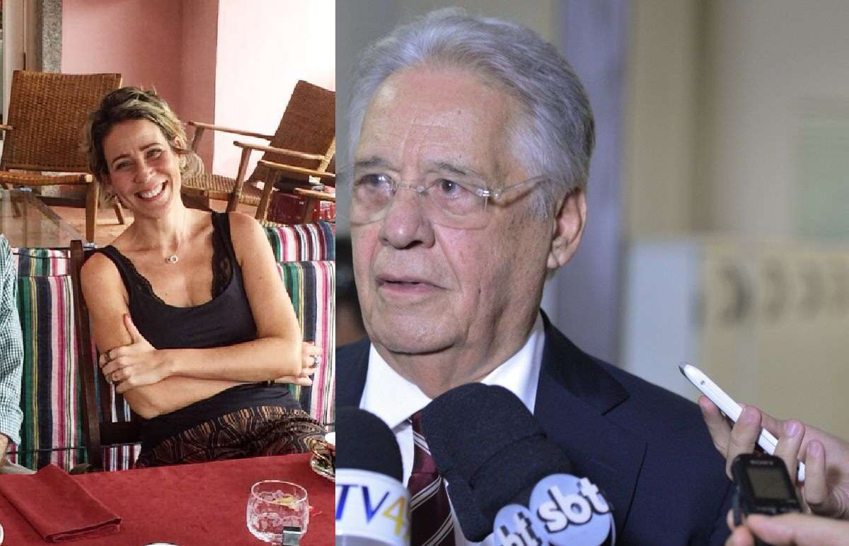 Patricia Kundrat e Fernando Henrique Cardoso (Foto: Reprodução/ Instagram Andrea Matarazzo // Valter Campanato/Agência Brasil)