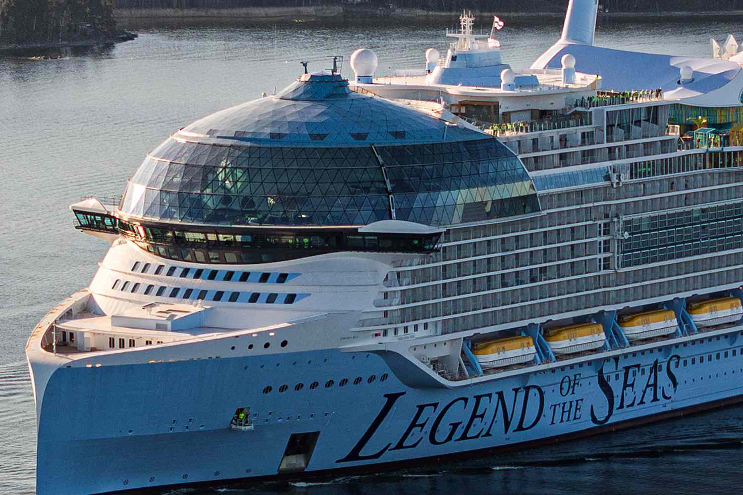 Royal Caribbean’s newest mega ship officially sets sail for the first ...