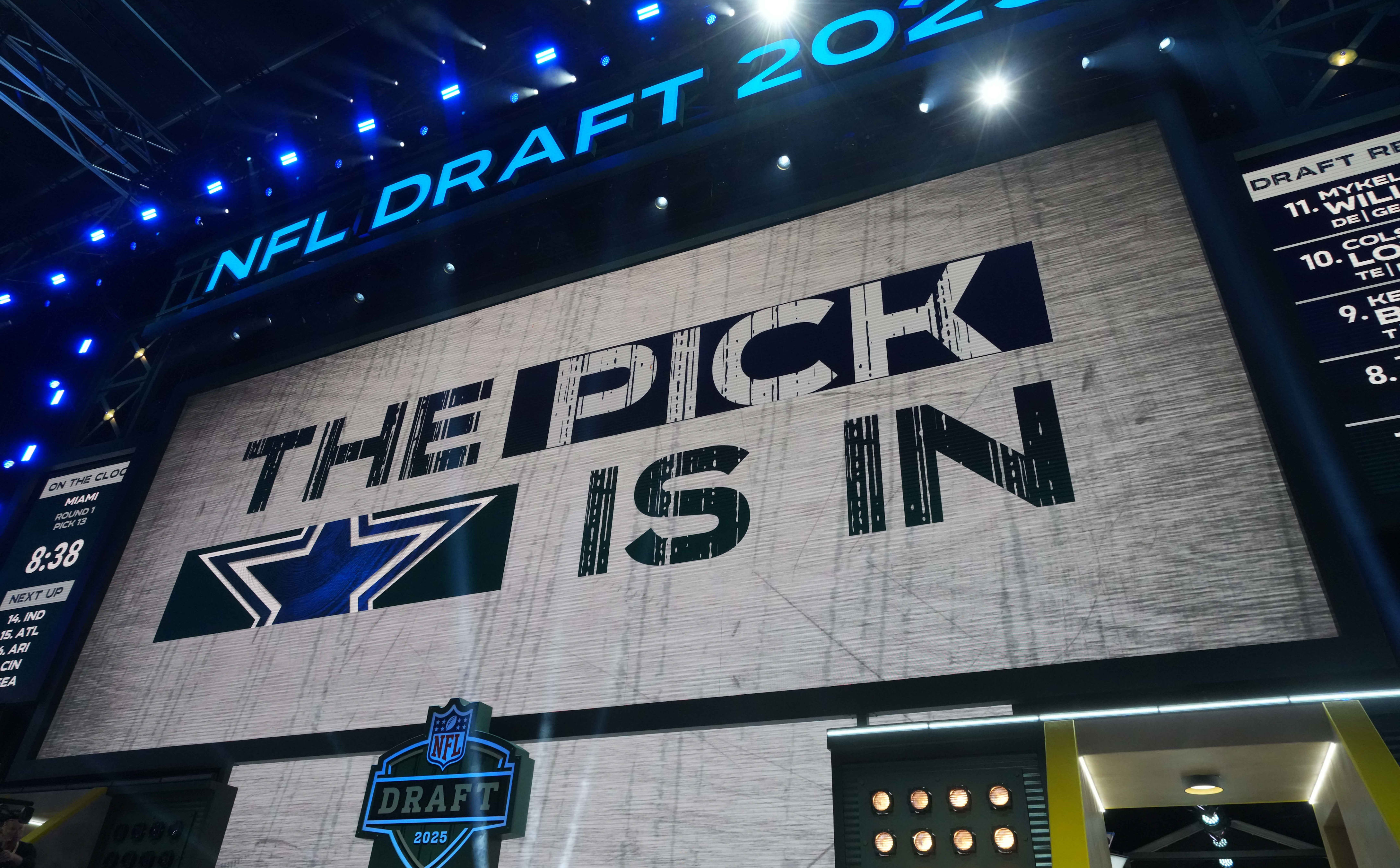Cowboys mock draft shows value of trading down