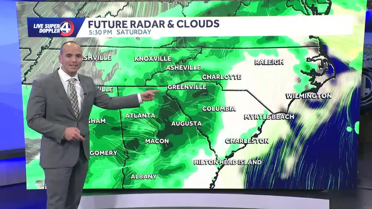 Rain and storms ahead